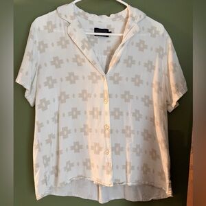 Pendleton Cropped Rayon Shirt Women’s Small